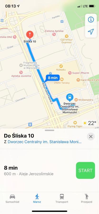 Sliska Apartment 바르샤바 외부 사진